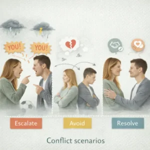 Konfliktushelyzetek forgatókönyvei
