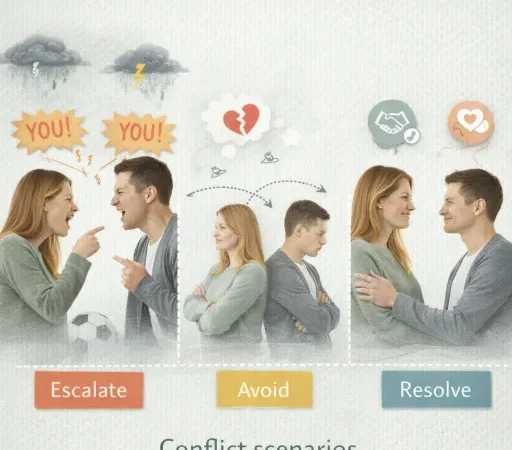 Konfliktushelyzetek forgatókönyvei